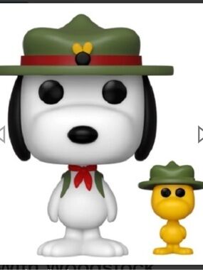2020 Vaulted Funko Shop Excl Peanuts “Beagle Scout Snoopy & Woodstock” Funko Pop